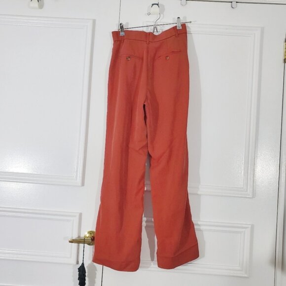 ZARA Lyocell Super Soft Wide-Leg Pleated Trouser Pants- Size S/ Mex 26 - Picture 5 of 15